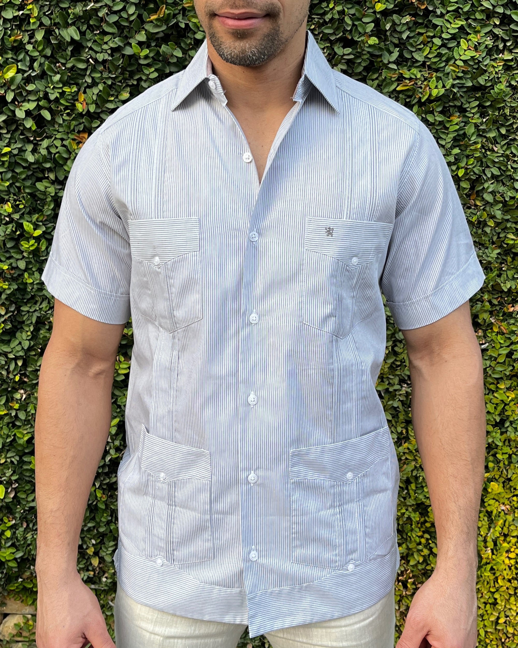 GUAYABERA MANCHESTER GRIS TORENO
