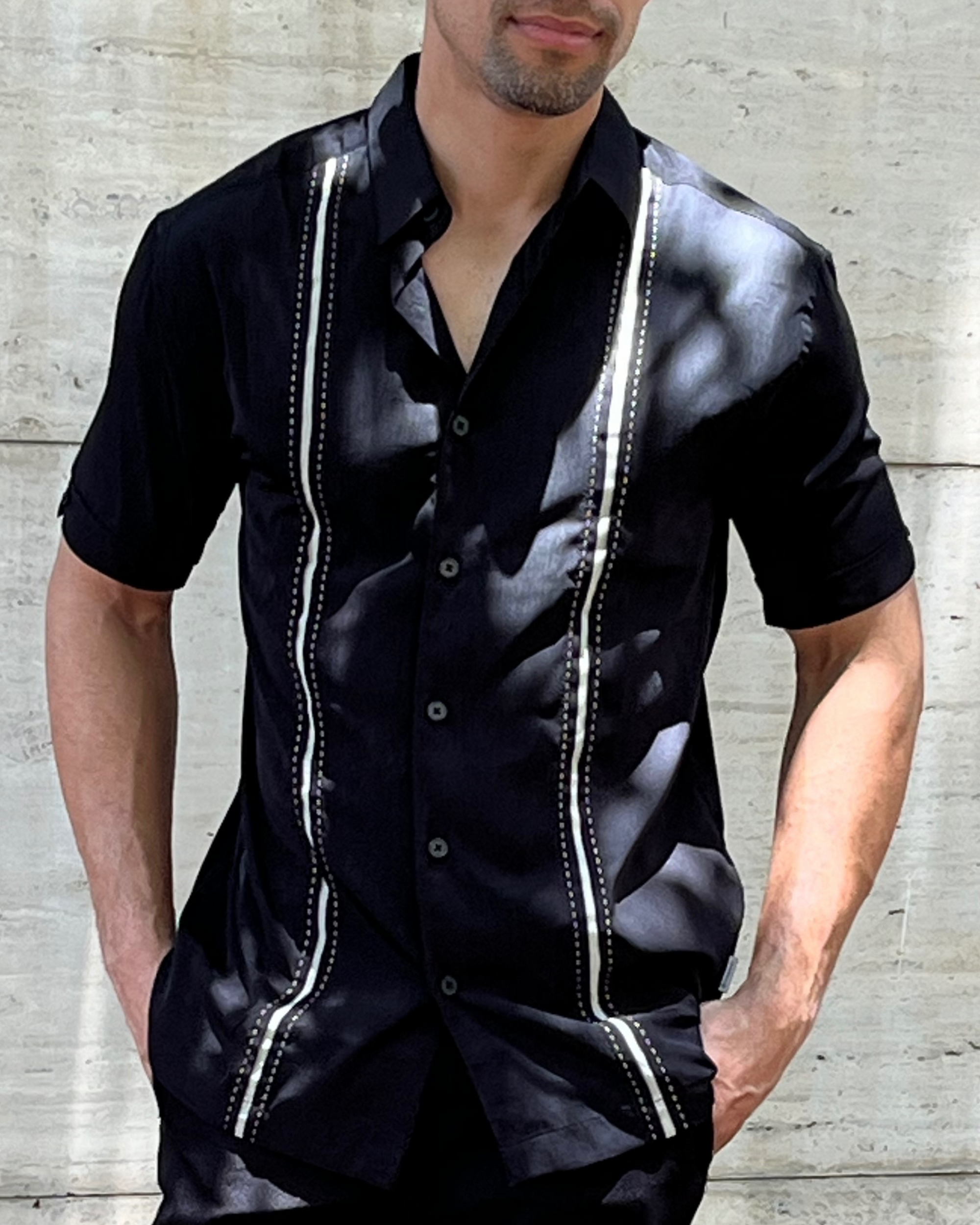 CAMISOLA CUBAVERA BLACK NAVOJOA