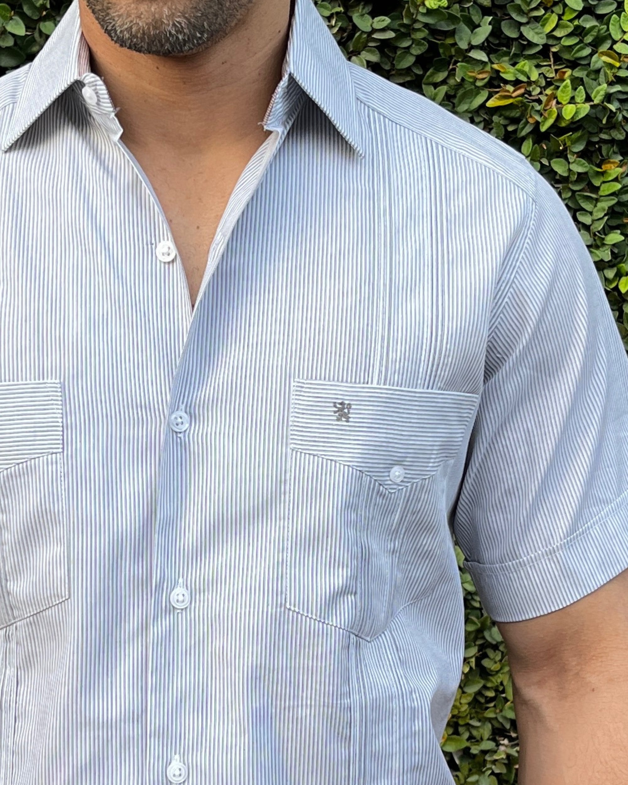 GUAYABERA MANCHESTER GRIS TORENO