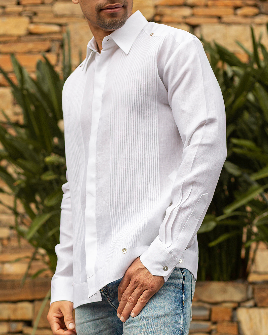 GUAYABERA GUANTANAMERA SLIM ETIQUETA