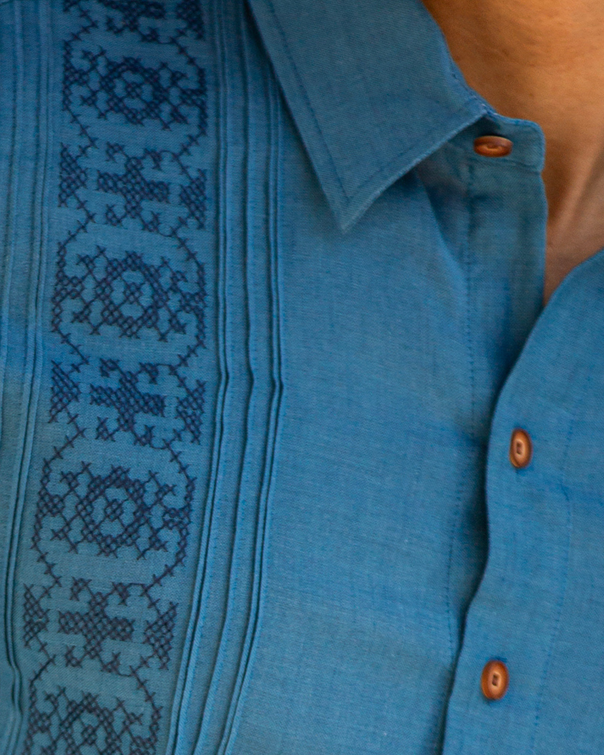 CAMISOLA ABITO TAHIR AZUL
