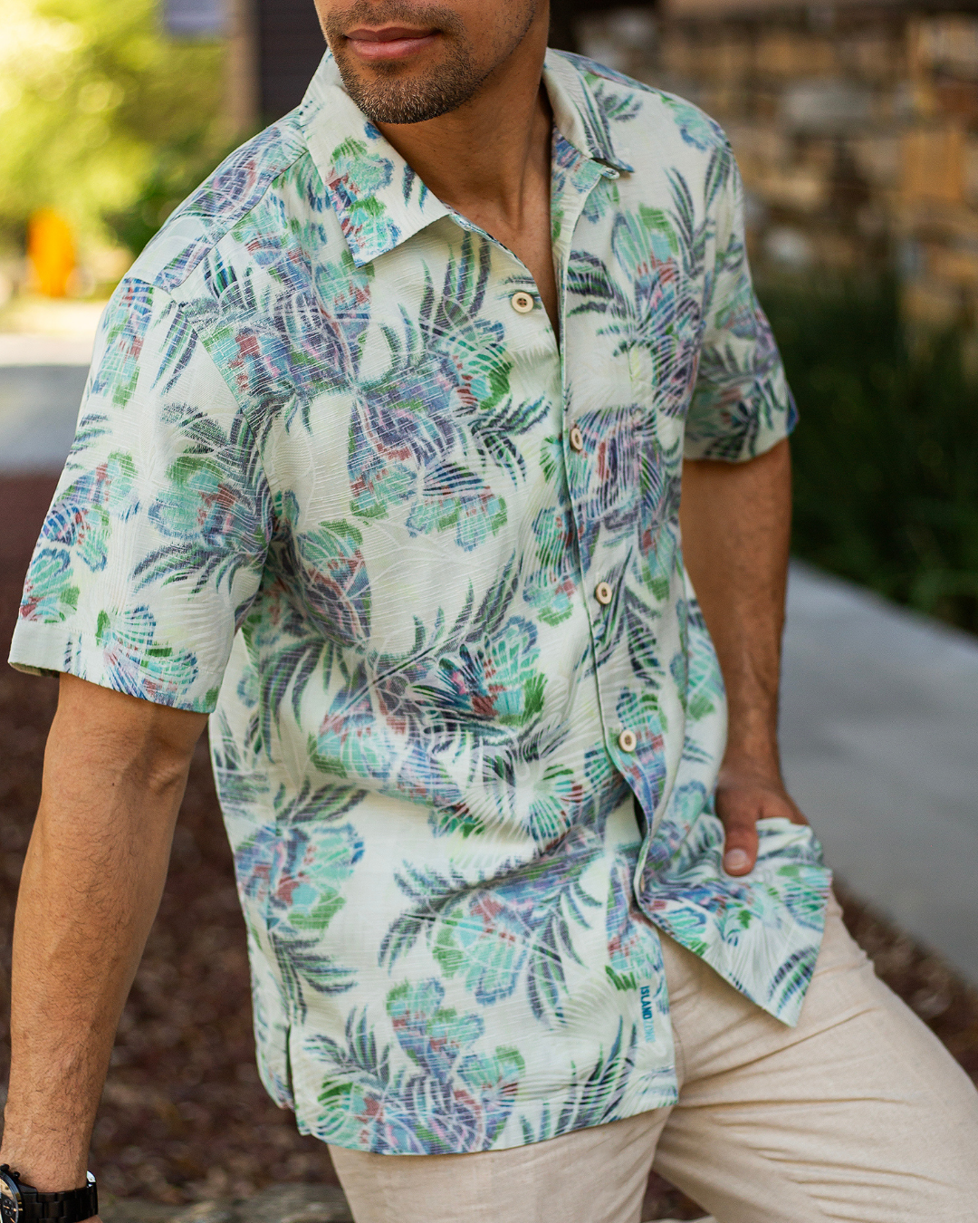 CAMISOLA TOMMY BAHAMA GREEN MIRANTE