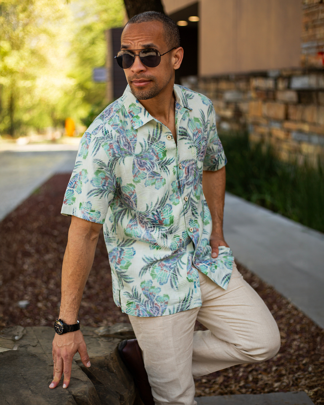 CAMISOLA TOMMY BAHAMA GREEN MIRANTE