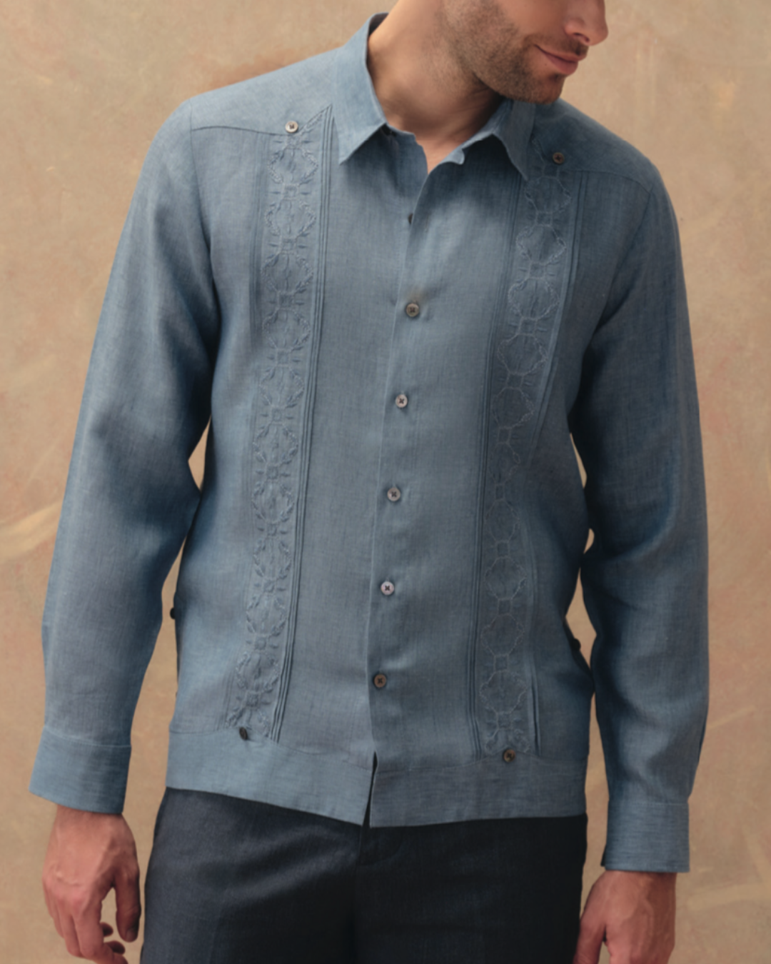 GUAYABERA ABITO PROVINCIAL BLUE