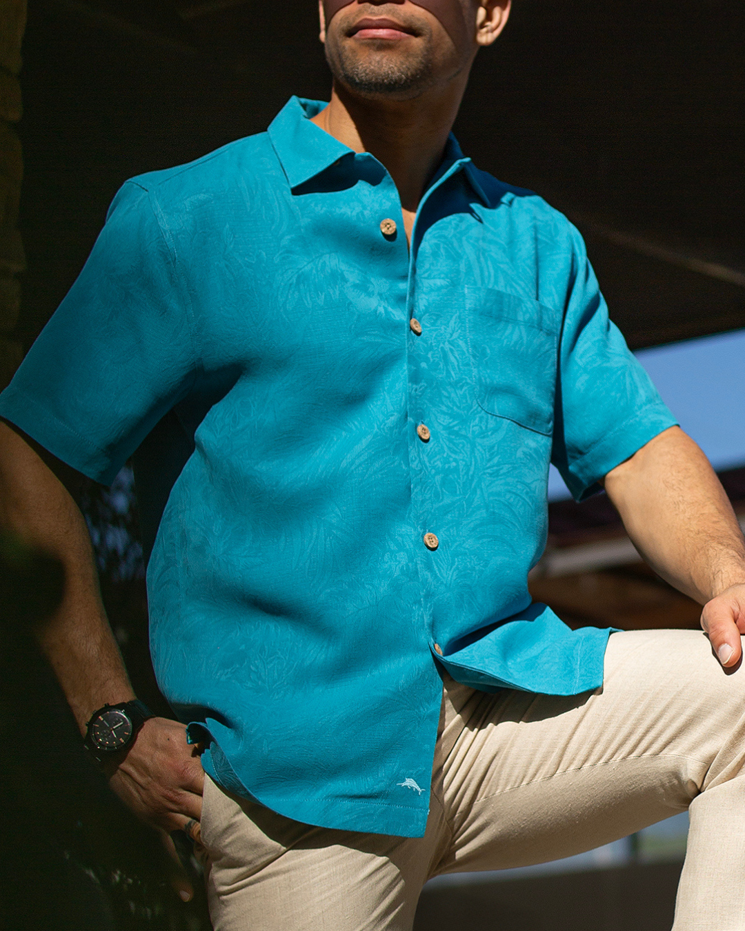 CAMISOLA TOMMY BAHAMA BLUE CANAL