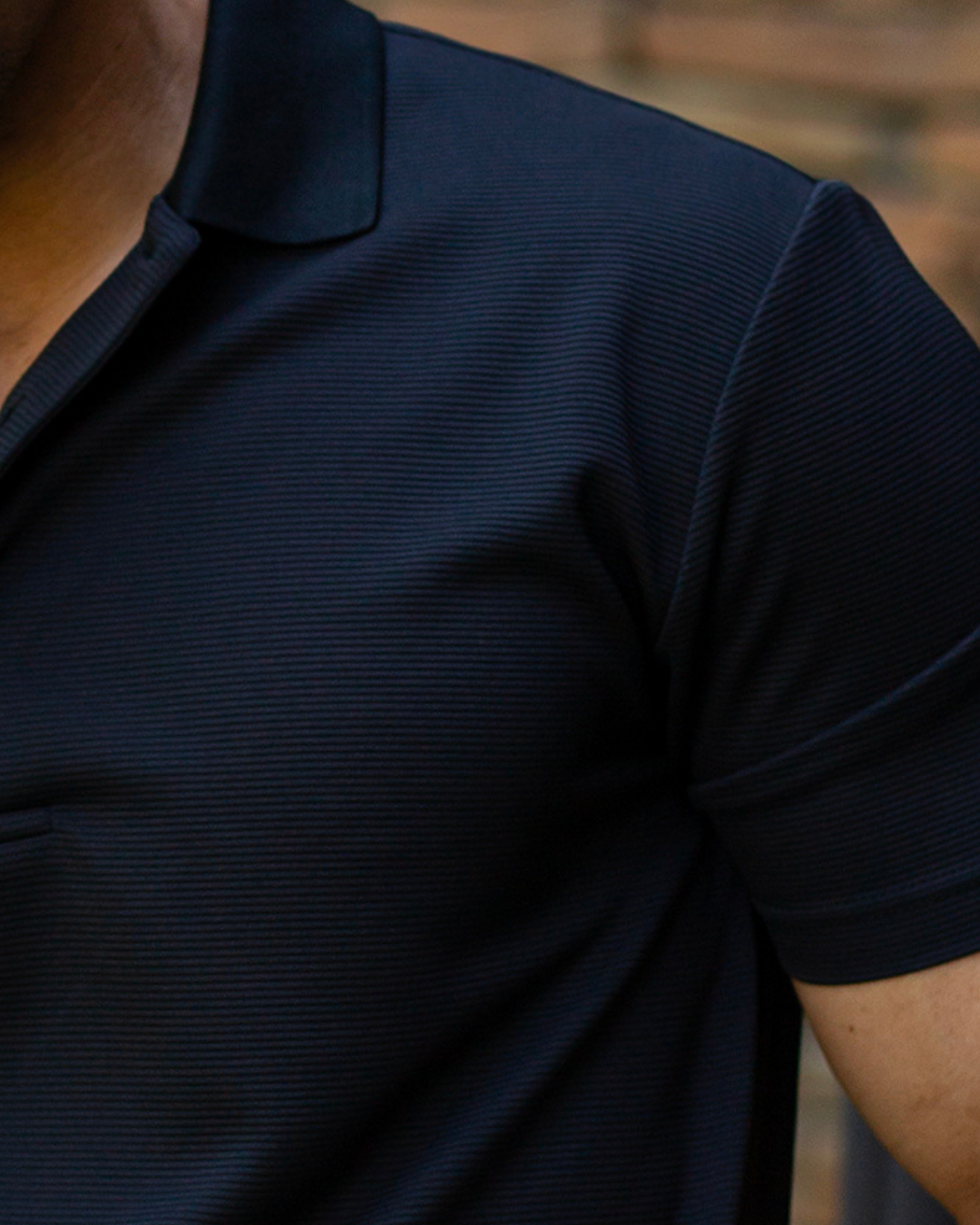 PLAYERA CUBAVERA BLUE KING