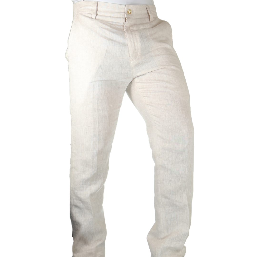 PANTALON ENZO NATURAL TURIX SLIM