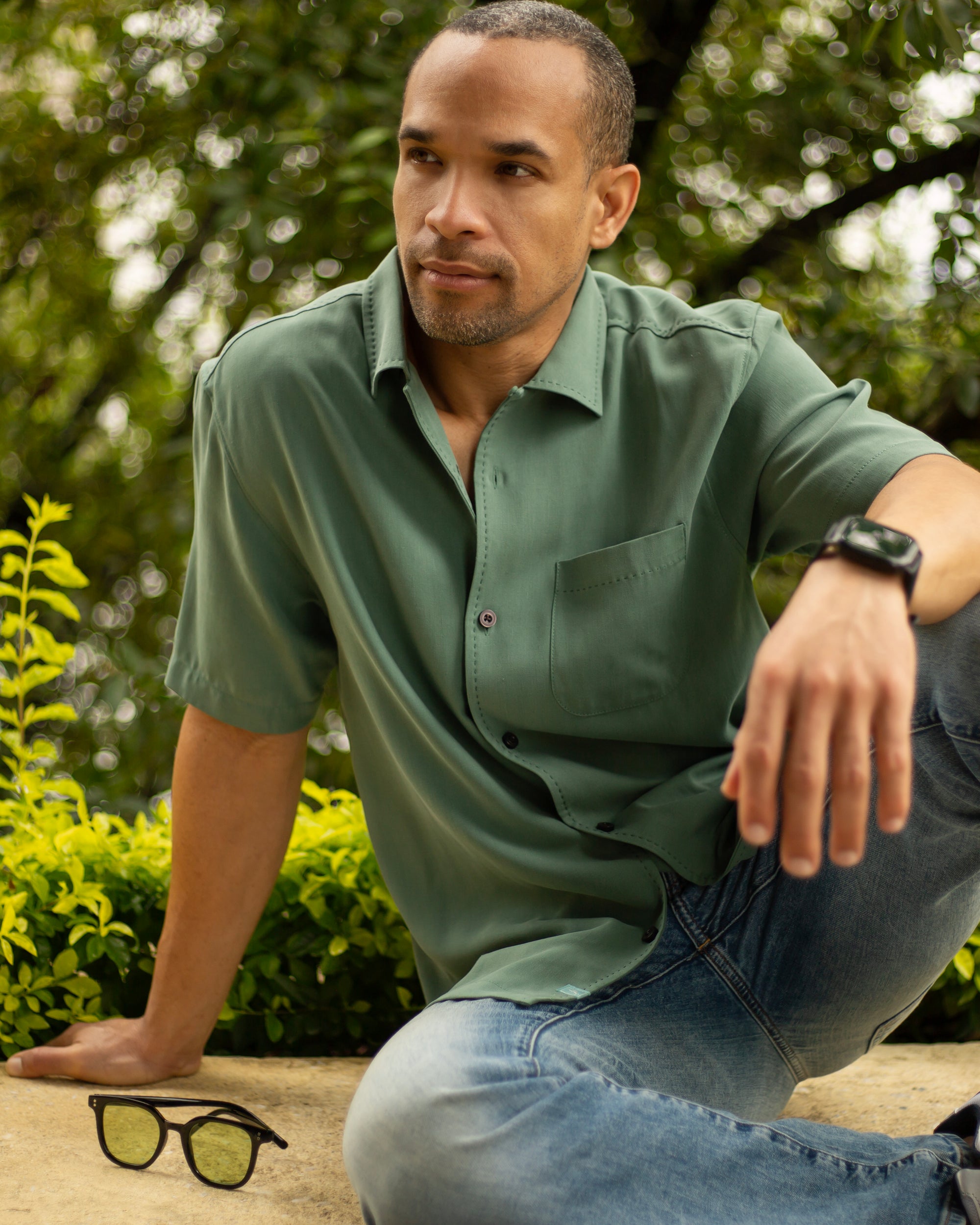 CAMISOLA TOMMY BAHAMA OLIVO CONTINENTAL