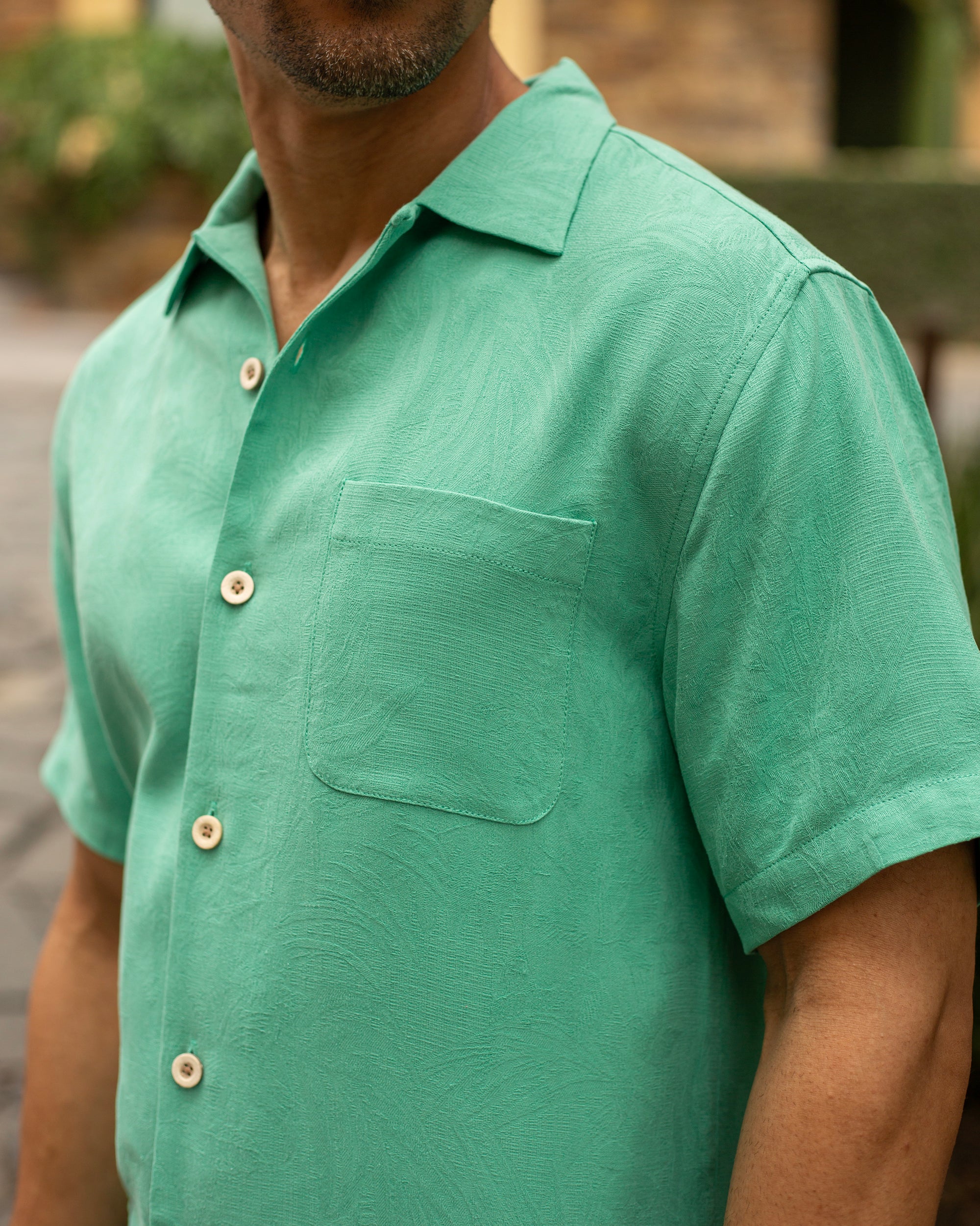 CAMISOLA TOMMY BAHAMA ALOHA AQUA