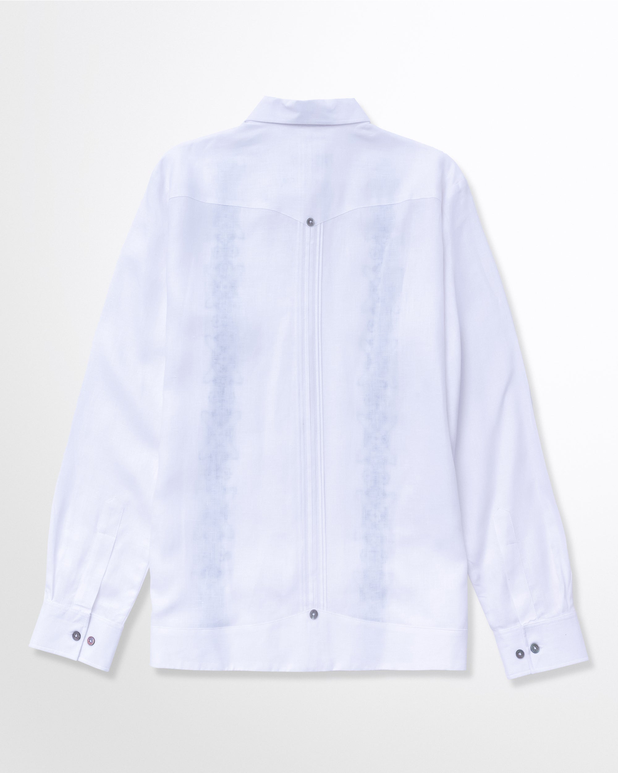 GUAYABERA ABITO BLANCO CHAR