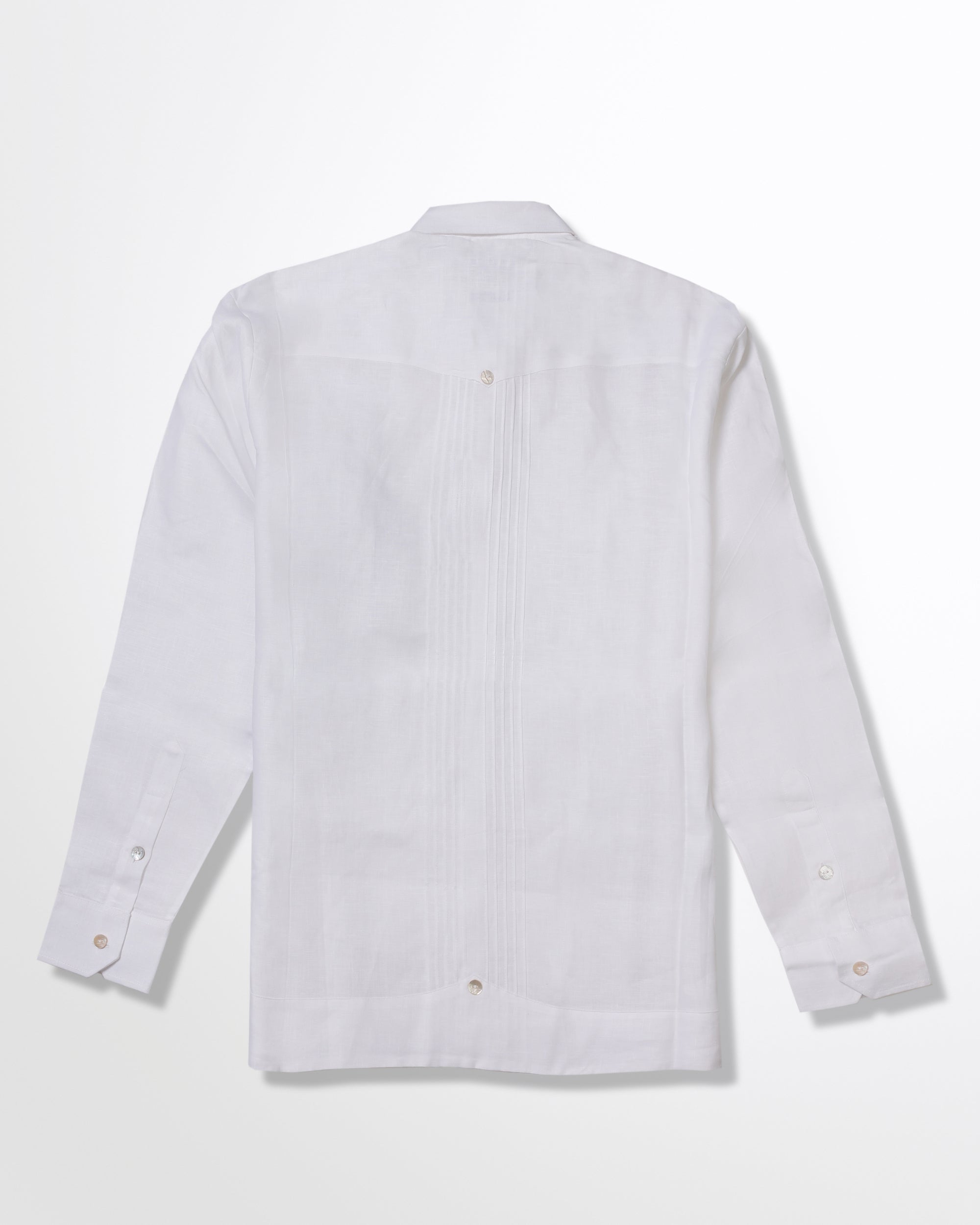 GUAYABERA MERIDANAS BLANCO COLONIAL