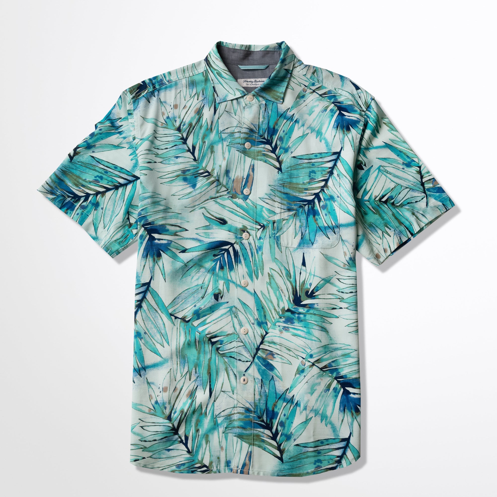 CAMISOLA TOMMY BAHAMA AQUA FRONDS