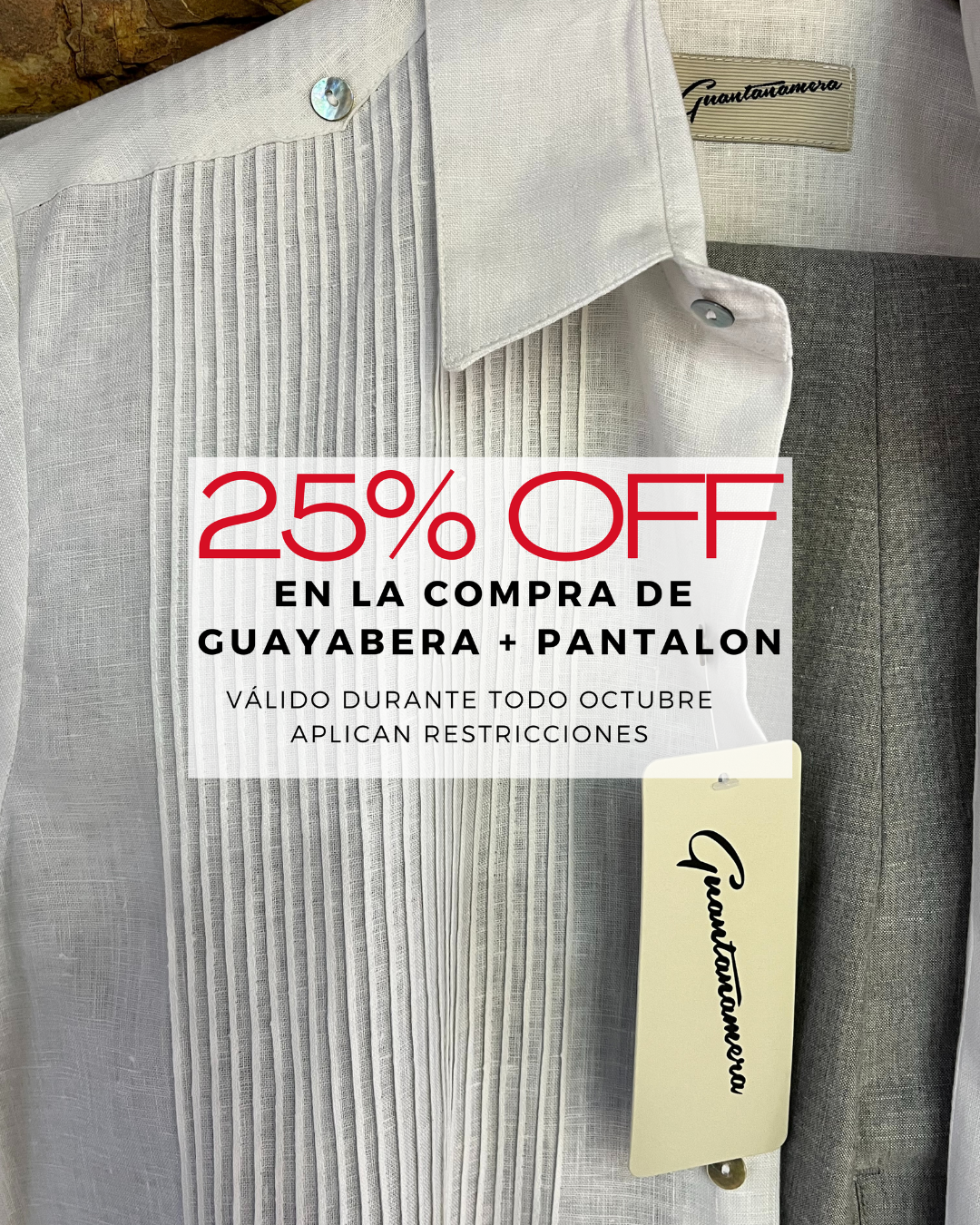 Combo Pantalon Guayabera