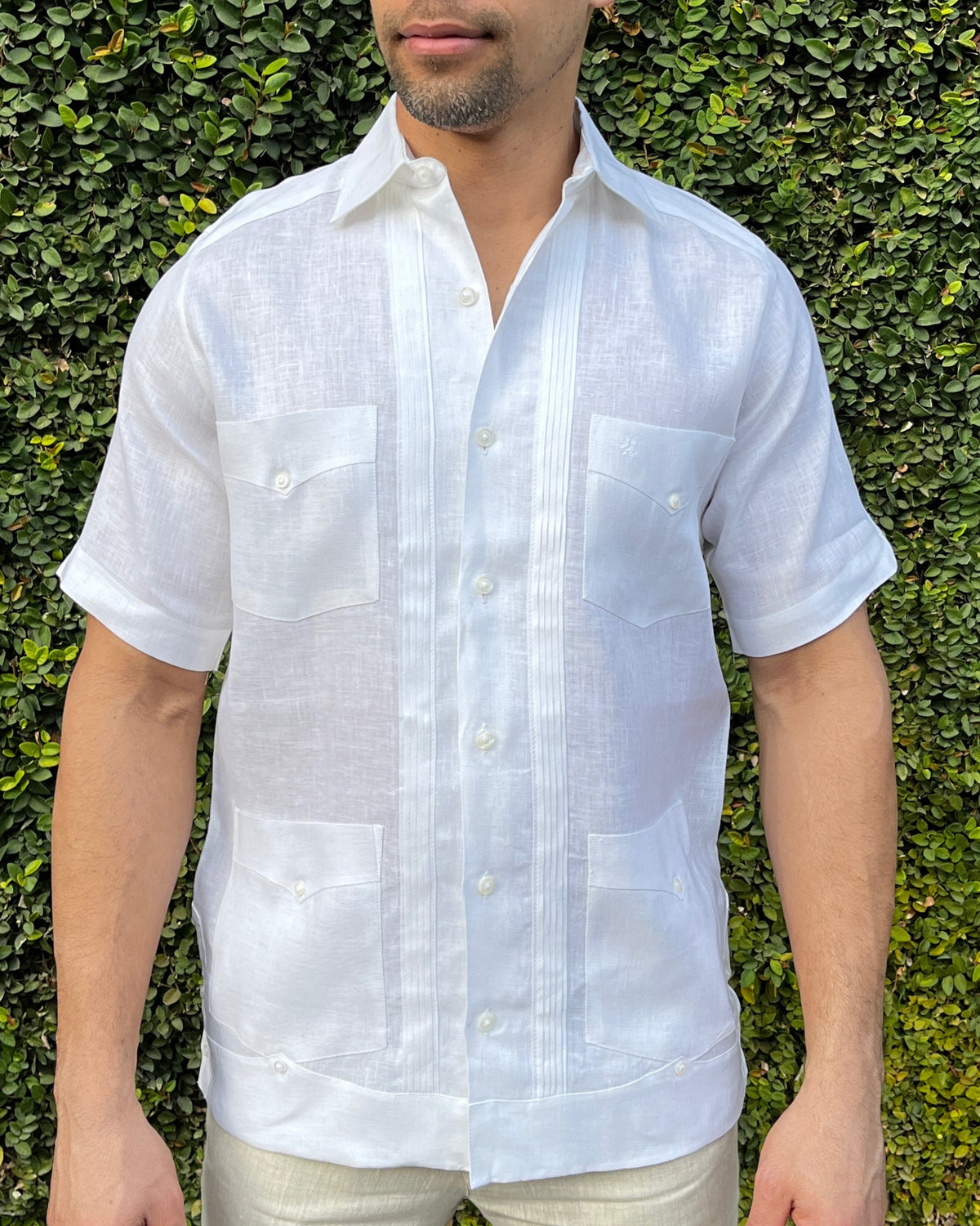 GUAYABERA MANCHESTER BLANCO LAGARES