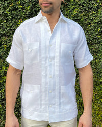 GUAYABERA MANCHESTER BLANCO LAGARES