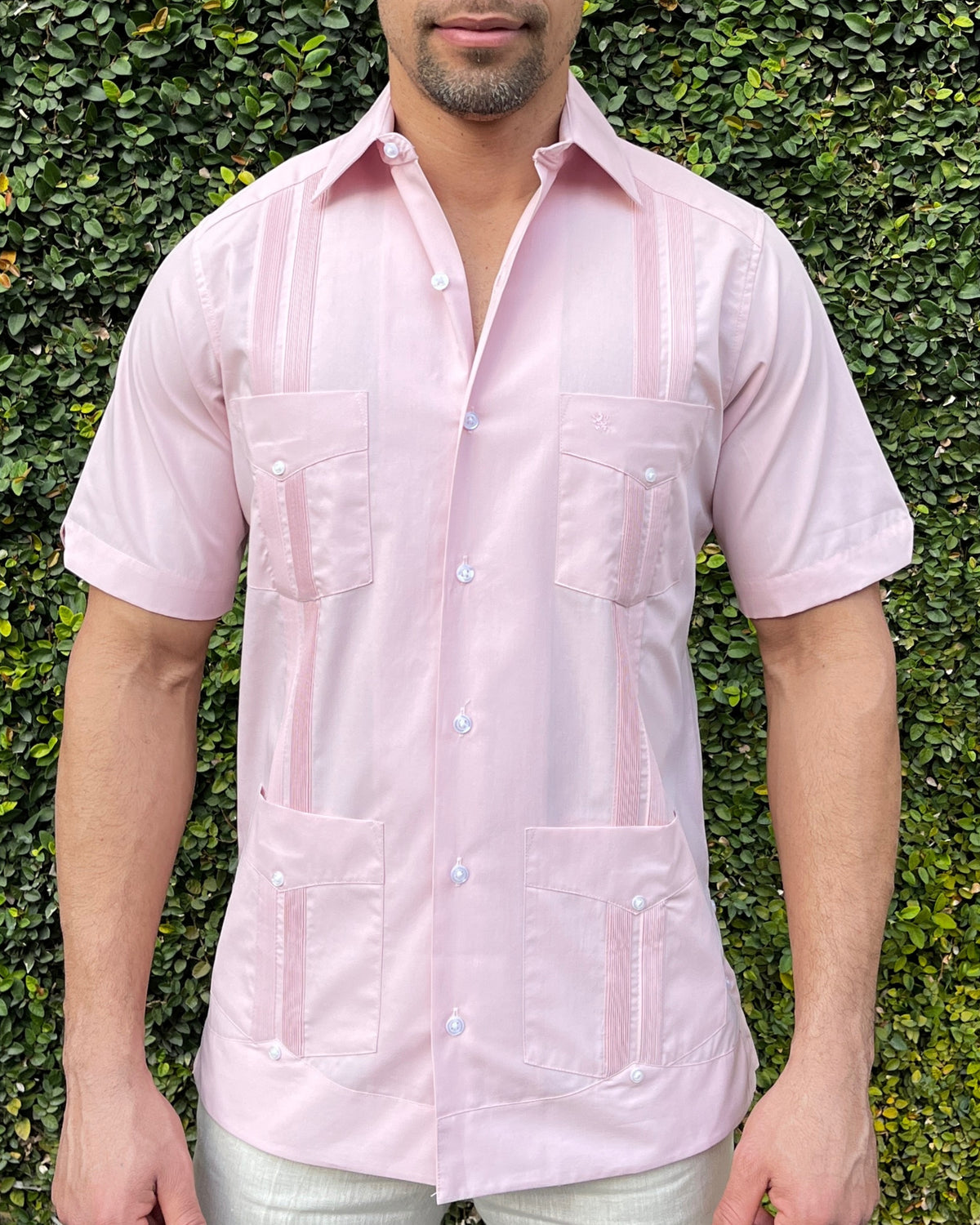 GUAYABERA MANCHESTER ROSA GALVESTON