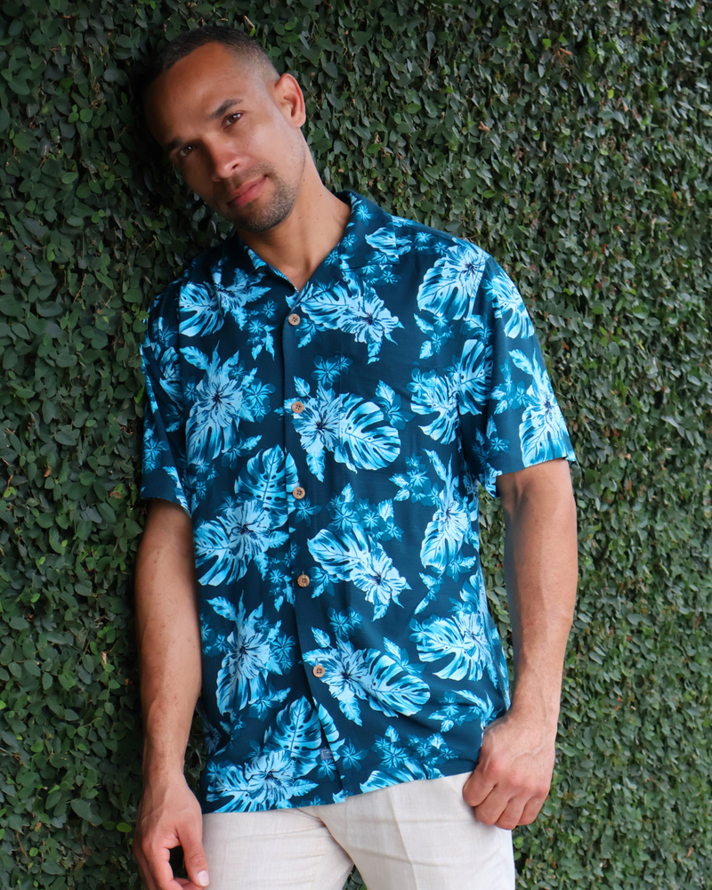 CAMISOLA TOMMY BAHAMA BLUE MOSAIC