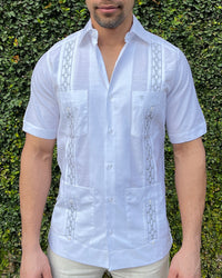 GUAYABERA MANCHESTER BLANCO AMARANTA