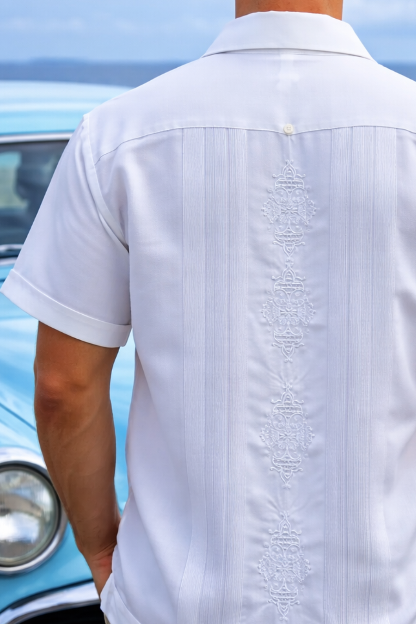 GUAYABERA COPACABANA BLANCO
