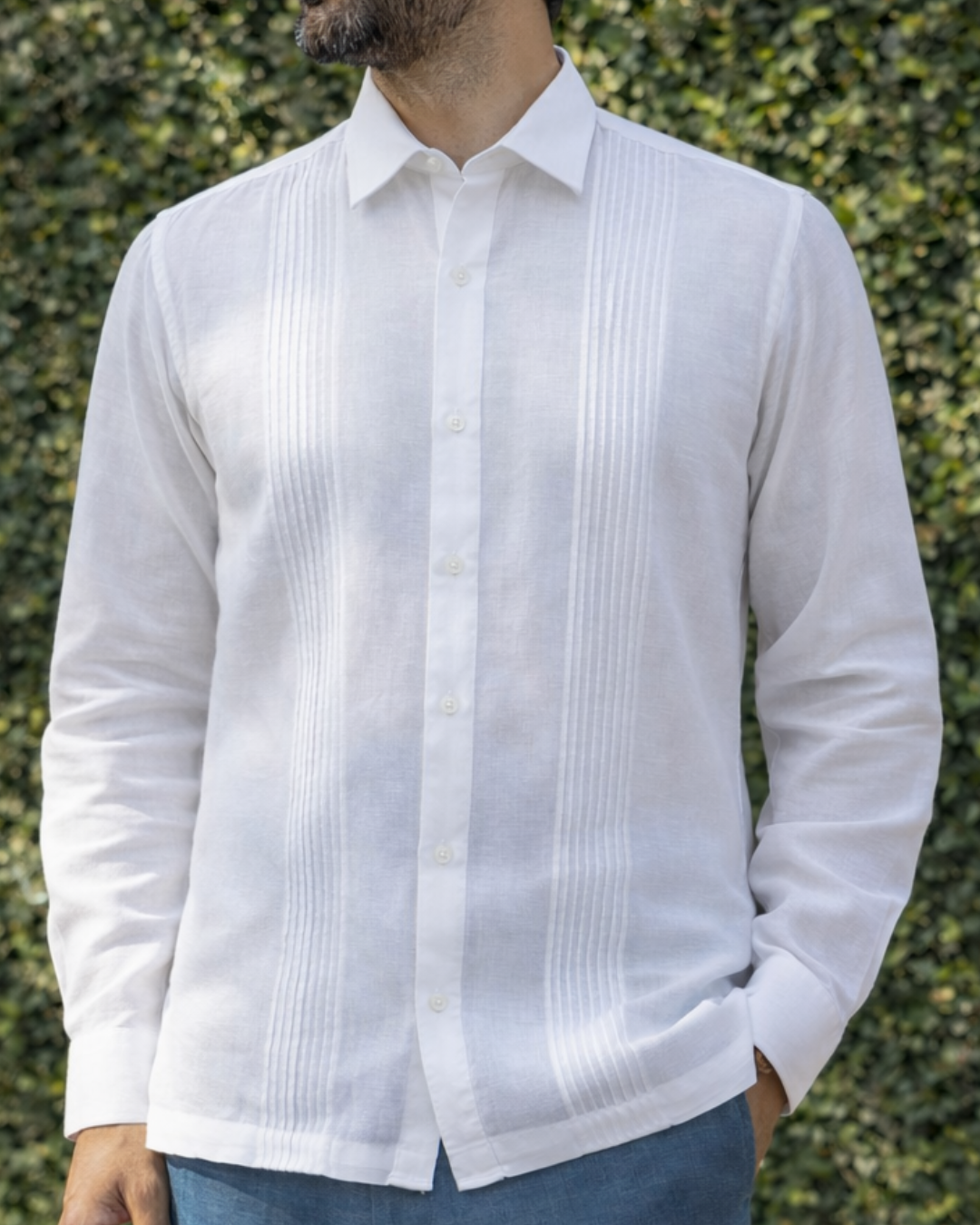CAMISOLA MANCHESTER SLIM IRIS BLANCO