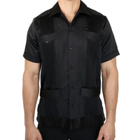 GUAYABERA COPACABANA NEGRO