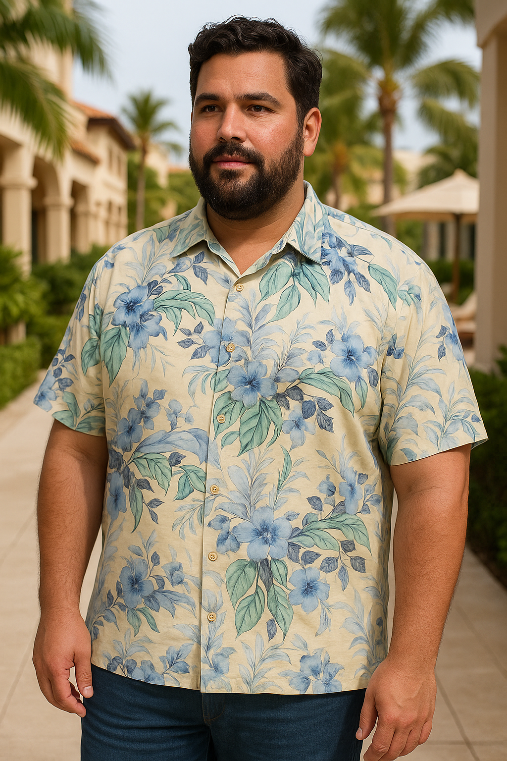 CAMISOLA TOMMY BAHAMA HUESO MONET XL