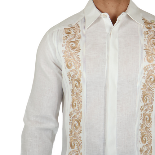 GUAYABERA ENZO BLANCO EL DORADO