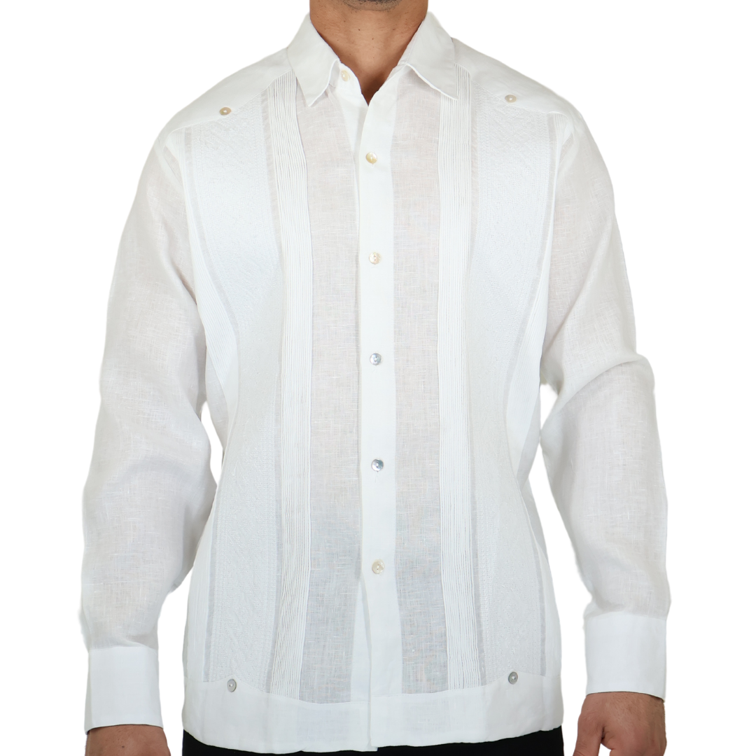 GUAYABERA GUANTANAMERA BLANCO RIO HONDO