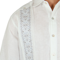 GUAYABERA GUANTANAMERA GRIS DIAMANTE