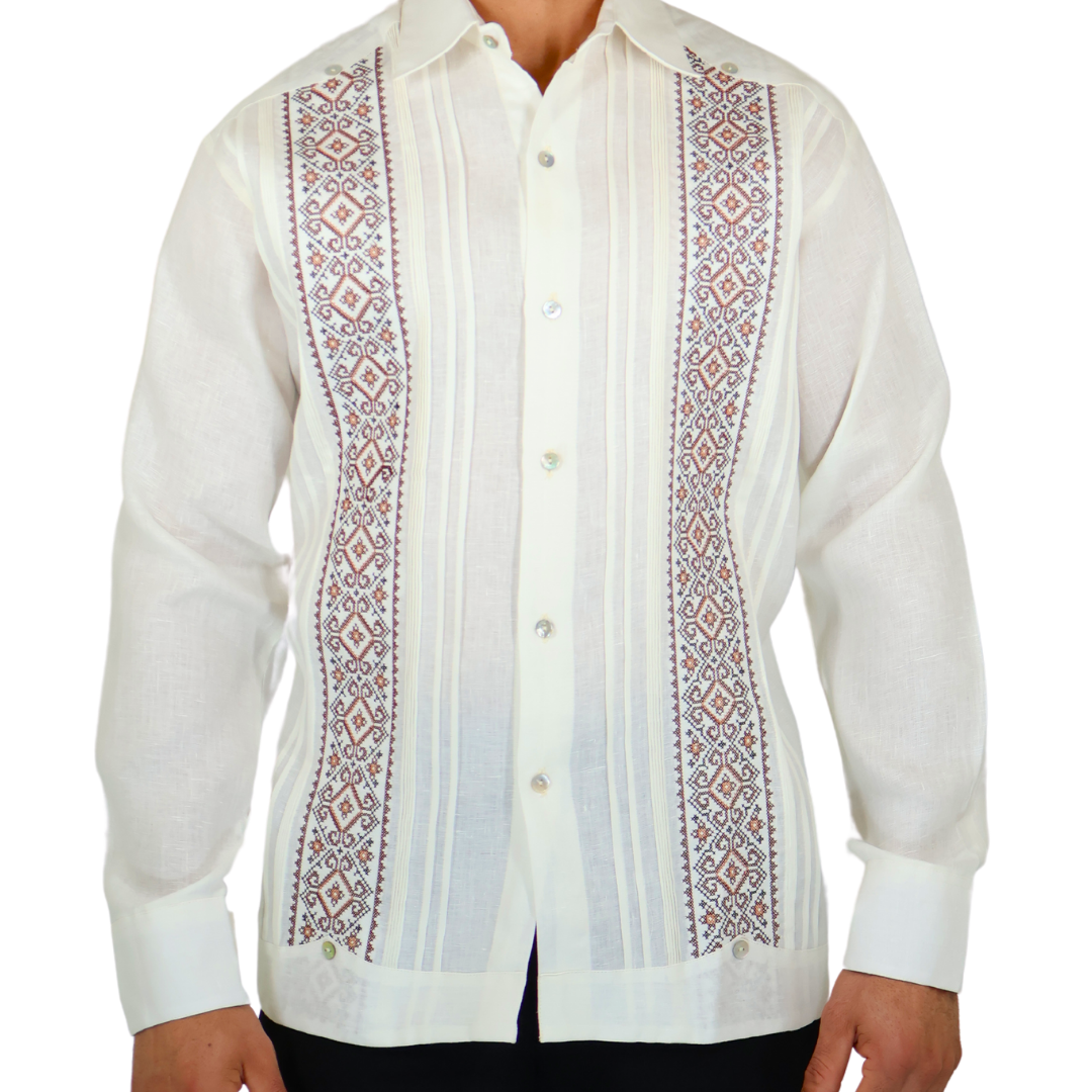 GUAYABERA GUANTANAMERA HUESO LOS ANDES