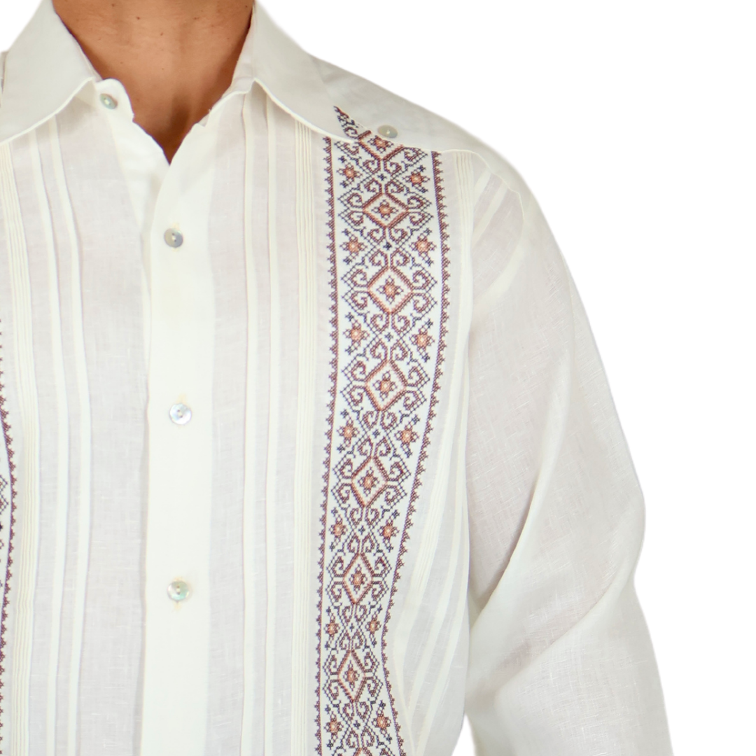 GUAYABERA GUANTANAMERA HUESO LOS ANDES