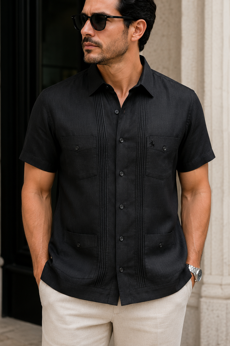 GUAYABERA MANCHESTER  ANGELA NEGRO