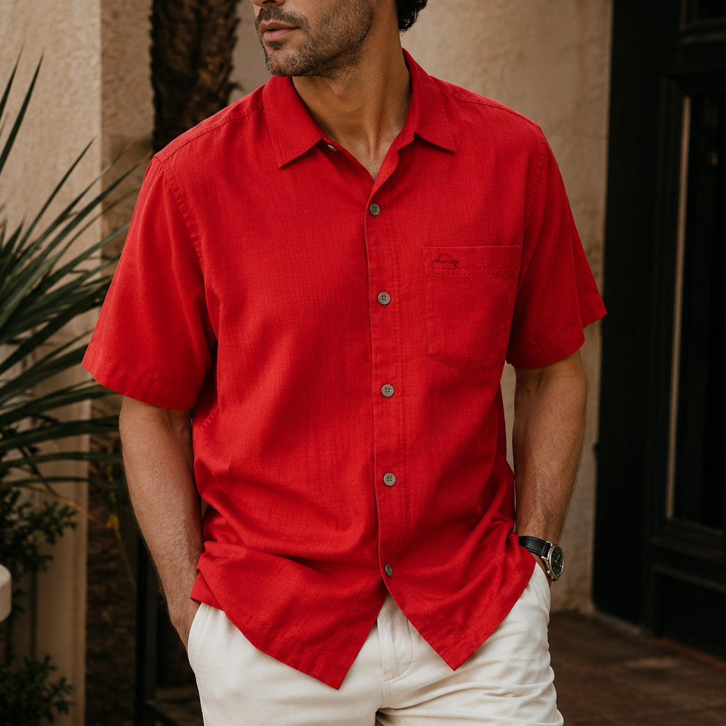CAMISOLA TOMMY BAHAMA CONTINENTAL RED XXL
