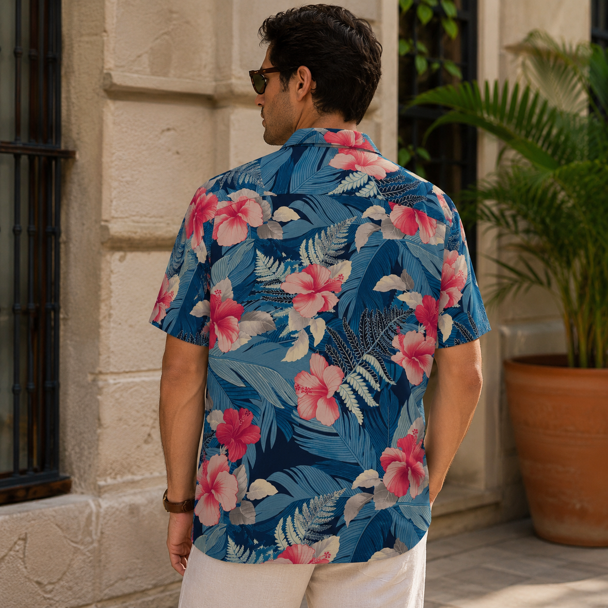 CAMISOLA TOMMY BAHAMA NAVY ISLAND