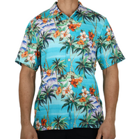 CAMISOLA TOMMY BAHAMA AQUA CHECK