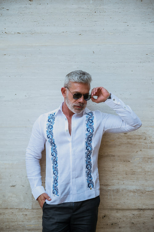 GUAYABERA ENZO BLANCO BRISA