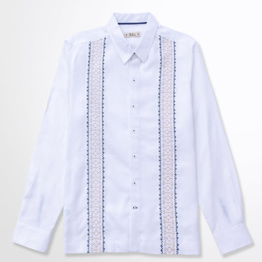 GUAYABERA ABITO BLANCO LAMBERT